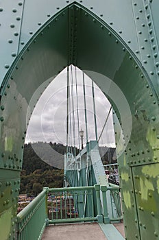 St johns bridge in Downtown Portland, Oregon