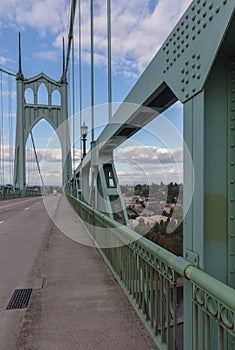 St johns bridge in Downtown Portland, Oregon