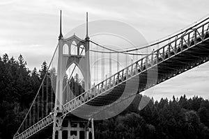 St Johns Bridge Long Exposure Portland Oregon