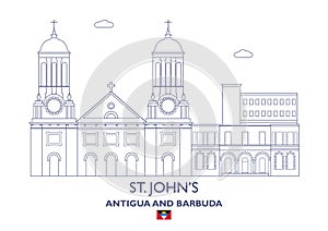 St. Johns City Skyline, Antigua and Barbuda photo