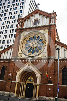 St. Joseph Catholic Cathedral or Catedrala Sf. Iosif in Bucharest, Romania photo