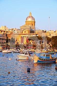 St Joseph church in Kalkara, Malta