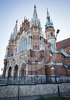 St. Joseph church in Podgorze district of Krakow city, Poland