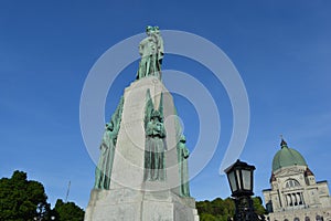 St Joseph Oratory in Montreal Statue View