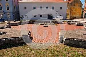 St Josephs Chapel Ruins in Karlovac, Croatia