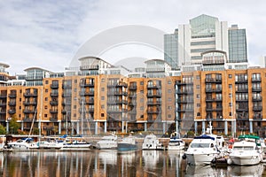 St Katharine dock. London, England