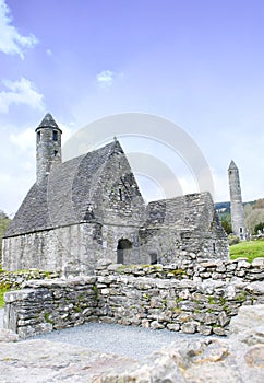 St. Kevins Monastery, Glendalough, County Wicklow, Ireland