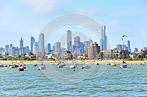 St Kilda Beach in Melbourne, Australia