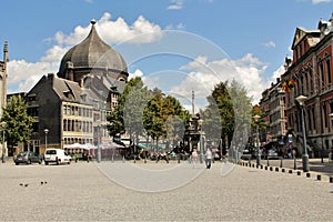 St. Lambert Square Liege Belgium