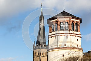 St Lambertus church is Roman Catholic church in Dusseldorf historic center in Dusseldorf, Germany.