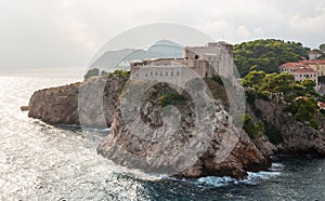 St. Lawrence fortress in Dubrovnik, Croatia