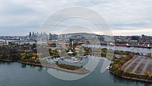 St. Lawrence River, Montreal, Canada Landscape