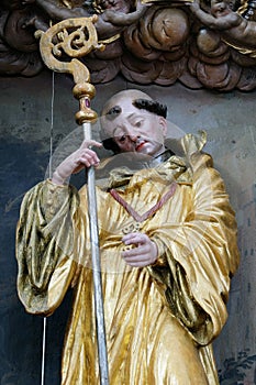 St Leonard of Noblac, main altar in the church of St Leonard of Noblac in Kotari, Croatia