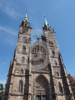 St Lorenz church in Nuernberg