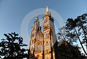 St. Lorenz Church St. Lorenz Kirche in Nuremberg, Bavaria, Germany