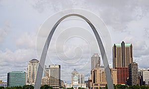 St.Louis Missouri gateway arch,architecture,clouds,sky