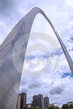 St.Louis Missouri gateway arch,architecture,clouds,sky