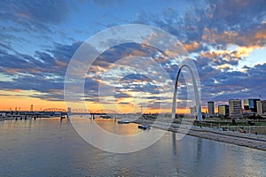 St. Louis, Missouri and the Gateway Arch photo