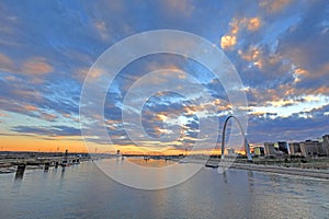 St. Louis, Missouri and the Gateway Arch photo