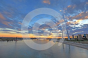 St. Louis, Missouri and the Gateway Arch photo