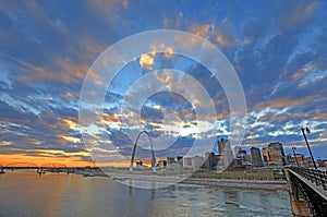 St. Louis, Missouri and the Gateway Arch photo