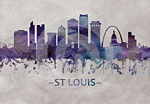 St. Louis Missouri skyline