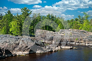 St. Louis River in Jay Cooke State Park, Minnesota photo