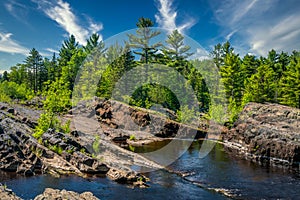 St. Louis River in Jay Cooke State Park, Minnesota photo