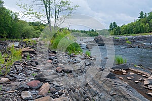 St Louis River and Rock Forms in Jay Cooke photo