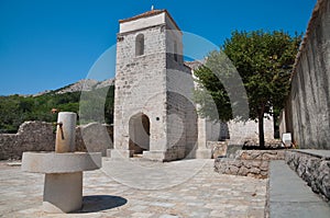 St Lucia church at jurandvor - Baska - Croatia