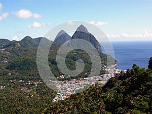 St Lucia Pitons