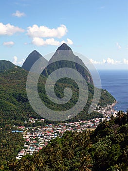 St. Lucia Pitons and Soufriere