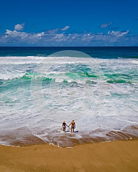 St Lucia South Africa, Mission Rocks beach near Cape Vidal in Isimangaliso Wetland Park in Zululand