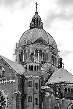 St. Luke\'s Church, Lukaskirche is the largest Protestant church in Munich, Germany