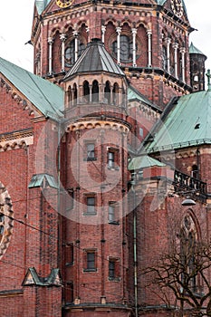 St. Luke\'s Church, Lukaskirche is the largest Protestant church in Munich, Germany