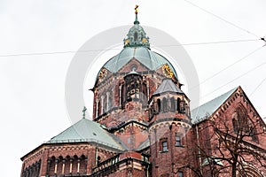 St. Luke\'s Church, Lukaskirche is the largest Protestant church in Munich, Germany