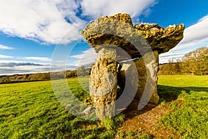 St Lythans Burial Chamber, South Wales.