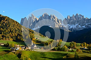 St. Magdalena in the Dolomites photo