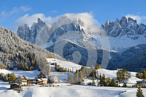 St. Magdalena in winter photo