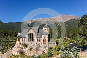 St. Malo`s chapel in Allenspark near Rocky Mountains National Pa