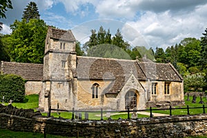 St Margaret\'s Church, Bagendon, in the Cotswold district of Gloucestershire, England, UK