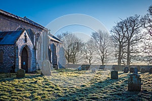 St Margaret`s Church in Winter Felbrigg Hall