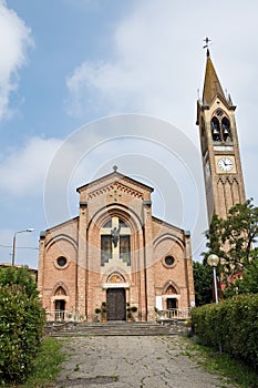 St. Maria Assunta church. Gropparello. Emilia-Roma