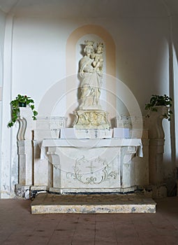 St. Maria della Grotta Sanctuary. Praia a Mare. Calabria. Italy. photo