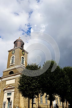 St. Marienkirche church in Husum St. Mary`s church The birthplace of German writer Theodor Storm