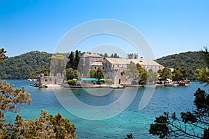 St. Marija monastery in national park Mljet