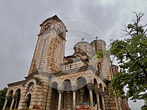 St. Mark Orthodox Church at Tasmajdan Park, Belgrade, Serbia