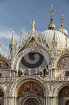 St Mark`s Basilica in Venice, Italy, 2016