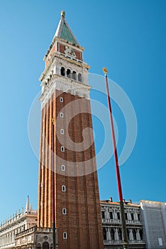 St. MarkÂ´s Campanile on Piazza San Bell tower