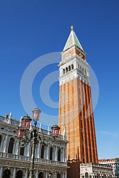 St Mark's Campanile in Venice - Italy